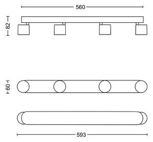Philips - Faretto LED dimmerabile STAR 4xLED/4,5W/230V