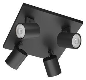 Philips - Faretto RUNNER 4xGU10/20W/230V nero