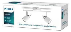 Philips - Faretto MERANTI 2xGU10/35W/230V bianco