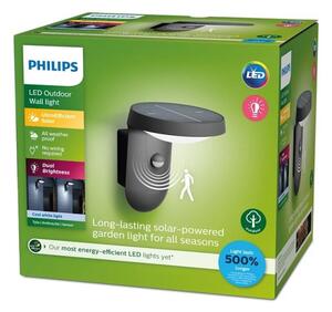 Philips - Applique a LED solare con sensore TYLA LED/1,2W/4V 4000K IP44