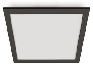 WiZ - Plafoniera LED dimmerabile SUPERSLIM LED/12W/230V Wi-Fi nero
