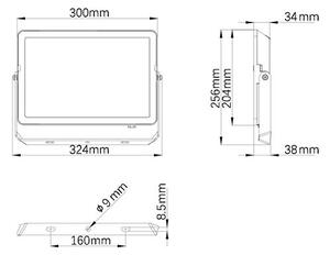 Philips - Proiettore LED da esterno PROJECTLINE LED/100W/230V IP65 3000K