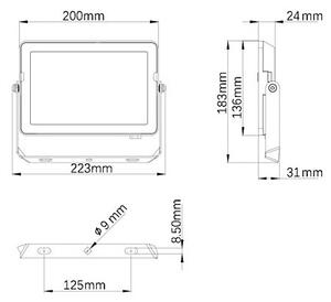 Philips - Proiettore LED da esterno PROJECTLINE LED/50W/230V IP65 3000K