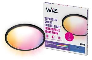 WiZ - Plafoniera LED RGB dimmerabile SUPERSLIM LED/22W/230V Wi-Fi nero