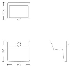Philips - Applique a LED solare con sensore YARIXA LED/2,2W/3,7V IP44