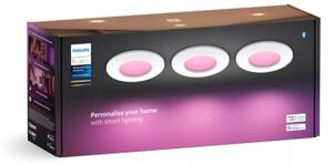 Philips -SET 3x LED RGBW Lampada da bagno dimmerabile Hue SLIM LED/8,3W/230V