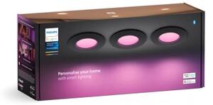 Philips -SET 3x LED RGBW Lampada da bagno dimmerabile Hue SLIM LED/8,3W/230V
