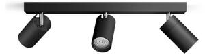 Philips - Luce Spot da bagno IDRIS 3xGU10/5W/230V IP44 nero