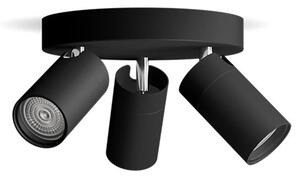 Philips - Luce Spot da bagno IDRIS 3xGU10/5W/230V IP44 nero