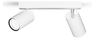 Philips - Luce Spot da bagno IDRIS 2xGU10/5W/230V IP44 bianco