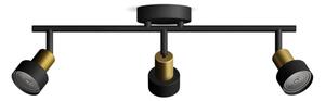 Philips - Faretto CONDUIT 3xGU10/5W/230V nero/ottone
