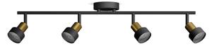 Philips - Faretto CONDUIT 4xGU10/5W/230V nero/ottone