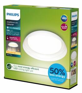 Philips FLETA LED 10W 230V 2700K lampada da soffitto dimmerabile bianca