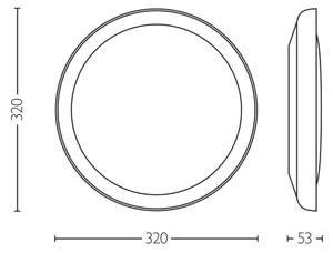 Philips - Plafoniera LED dimmerabile PEBBLO LED/10W/230V 2700K bianco