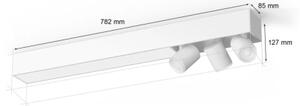 Philips Hue CENTRIS 3xGU10/4,2W LED RGBW dimmerabile, 11W LED