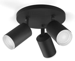 Philips Hue FUGATO 3xGU10/4,2W LED RGBW dimmerabile nero 230V