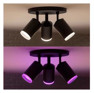 Philips Hue FUGATO 3xGU10/4,2W LED RGBW dimmerabile nero 230V