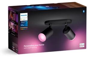 Philips Hue FUGATO LED RGBW dimmerabile 2xGU10/4,2W/230V nero
