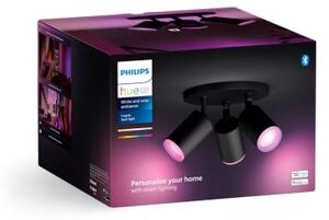 Philips Hue FUGATO 3xGU10/4,2W LED RGBW dimmerabile nero 230V