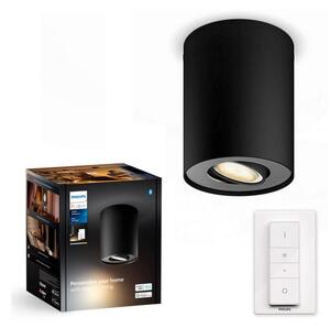 Philips - Faretto LED dimmerabile Hue PILLAR 1xGU10/4,2W/230V + +TC nero