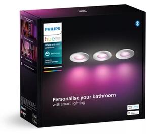 Philips-SET 3x LED RGBW Lampada da bagno dimmerabile Hue XAMENTO 1xGU10/4,2W IP44