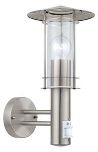 EGLO 30185 - Lampada da muro con sensore esterno LISIO 1xE27/60W/230V IP44