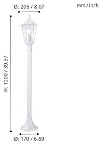 EGLO 22995 - Lampada da esterno LATERNA 5 1xE27/60W