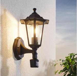 EGLO 22469 - Lampada con sensore LATERNA 4 1xE27/60W nero