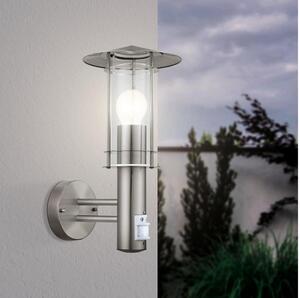 EGLO 30185 - Lampada da muro con sensore esterno LISIO 1xE27/60W/230V IP44