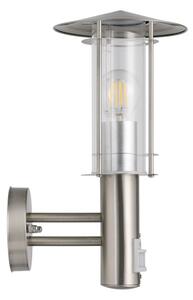 EGLO 30185 - Lampada da muro con sensore esterno LISIO 1xE27/60W/230V IP44