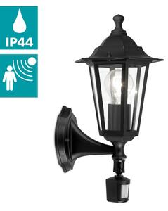 EGLO 22469 - Lampada con sensore LATERNA 4 1xE27/60W nero