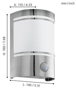 EGLO 30192 - Lampada da esterno CERNO 1xE27/40W IP44