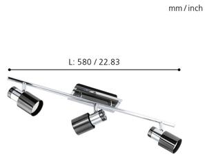Eglo 30834 - Faretto LED DAVIDA 1 3xGU10/5W/230V