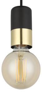 Eglo 31075 - Lampadario a sospensione con filo CALARI 1xE27/40W/230V nero/oro