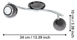 EGLO 31006 - Faretto LED BIMEDA 2xGU10/3W LED