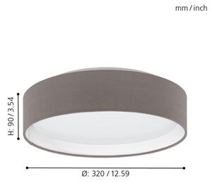 Eglo 31593 - Plafoniera LED PASTERI LED/11W/230V