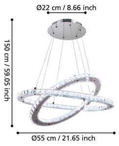 Eglo 31667 - Lampada LED a sospensione VARRAZO LED/29,6W/230V