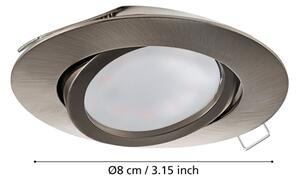 Eglo 31689 - Set di 3 faretti da incasso LED TEDO 3xGU10-LED/5W/230V