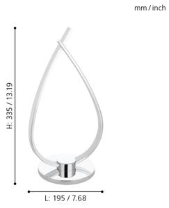 Eglo 31997 - Lampada LED da tavolo RONCADE LED/14W/230V