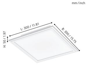 Eglo 32812 - Plafoniera LED SALOBRENA LED/16W/230V
