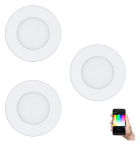 Eglo 32881-Set da 3 faretti da incasso LED RGB dimmerabili FUEVA-C LED/3W/230V