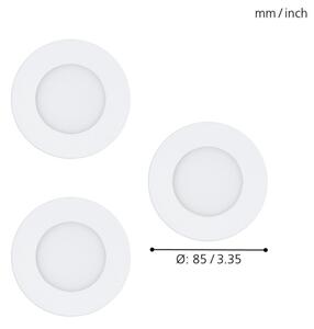 Eglo 32881-Set da 3 faretti da incasso LED RGB dimmerabili FUEVA-C LED/3W/230V
