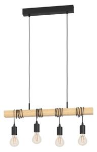 Eglo 43512 - Lampadario a sospensione con cavo TOWNSHEND 4xE27/60W/230V