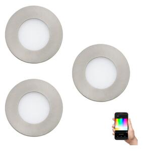 Eglo 32882 - Set da 3 faretti LED RGB dimmerabili da incasso FUEVA-C LED/3W/230V