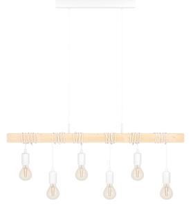 Eglo 43705 - Lampadario sospeso su cavi TOWNSHEND 6xE27/60W/230V