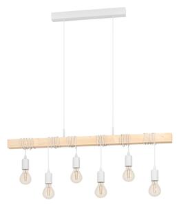 Eglo 43705 - Lampadario sospeso su cavi TOWNSHEND 6xE27/60W/230V