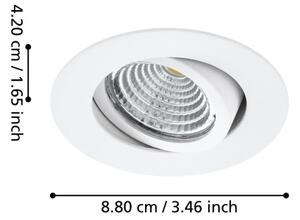 Eglo 33391 - SET 3xLED Lampada dimmerabile SALICETO 3xLED/6W/230V bianco