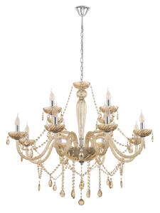 Eglo 39094 - Lampadario BASILANO 12xE14/40W/230V