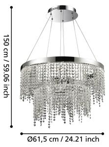 Eglo 39281 - Lampadario a sospensione con filo LED dimmerabile ANTELAO LED/45W/230V