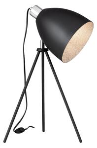 Eglo 79378 - Lampada da tavolo MAREPERLA 1xE27/60W/230V nero